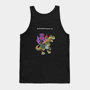 Clanosaurus Rex KENNEDYsaurus rex Kennedy Scotland Ireland Family Tartan Tank Top